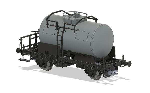 Kesselwagen Z 7002, 24 m³, französischer Kessel, deutsches Untergestell